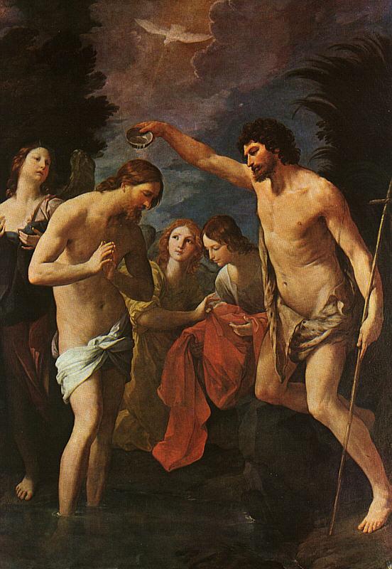 Guido Reni Baptism of Christ Sweden oil painting art